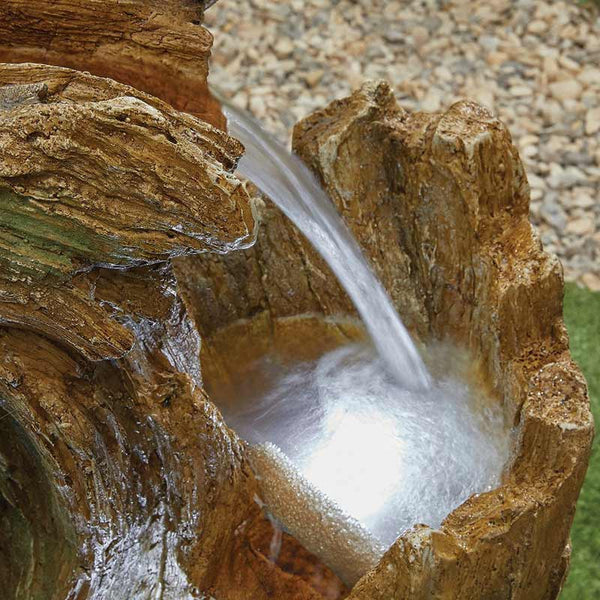 Easy Fountain Knotted Willow Falls Water Feature with LED Lights image 1