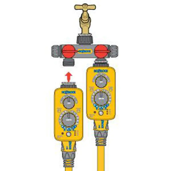 Hozelock 2-way Hose Tap Connector image 3