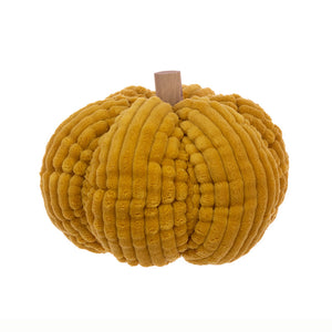 Autumnal Cord Pumpkin Decoration (Choice of 3 Colours) - Yellow image