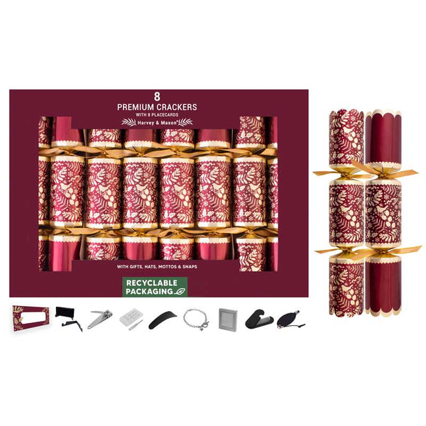 Harvey & Mason 8 Premium Wineberry Crackers image 0