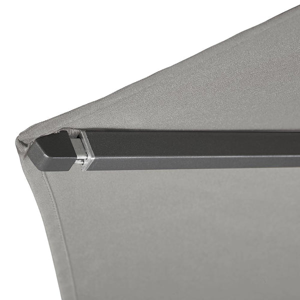 Platinum Riva 2.5m Round Crank & Tilt Parasol – Luna Grey image 5