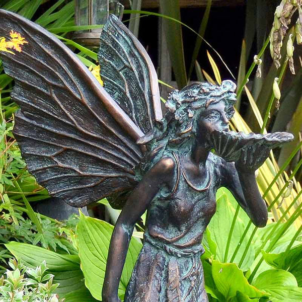 Home & Garden UK Fairy Standing Garden Statue image 3