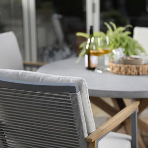 Supremo Novara 4 Seat Round Outdoor Dining Set image 3