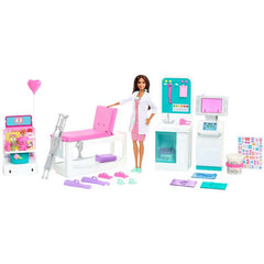 Barbie Fast Cast Clinic Playset with Barbie Doctor Doll image 0