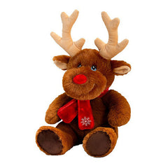 Keel Toys Reindeer with Scarf (25cm) image 0