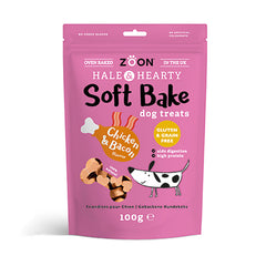 Zoon Hale & Hearty Soft Bake Chicken & Bacon Dog Treats image 0