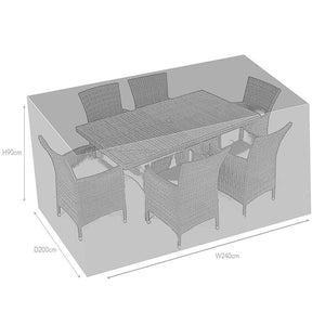Supremo Cover for 6 Seat Rectangular Dining Set, 240cm x 200cm image 3