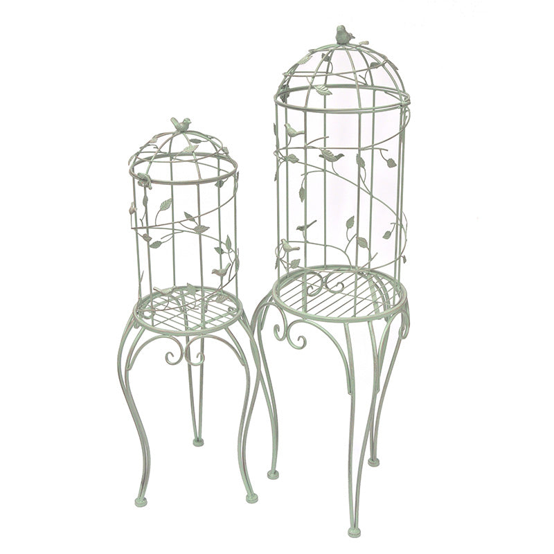 Birdcage Metal Planter with Stand image 0