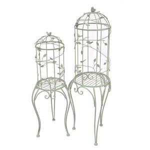 Birdcage Metal Planter with Stand image 0
