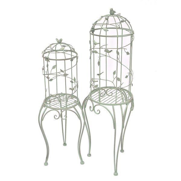 Birdcage Metal Planter with Stand image 0