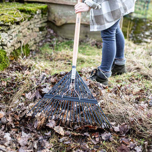 AMES Flat Tine Leaf Rake Carbon Steel image 2