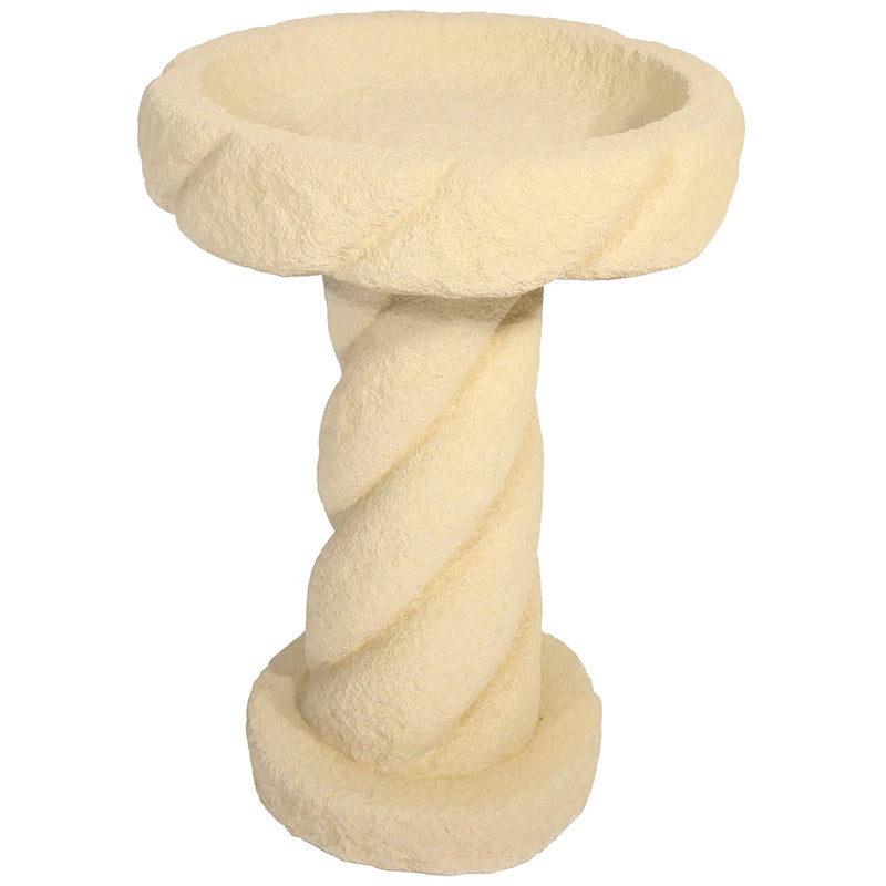 Willowstone Spiral Bird Bath image 0