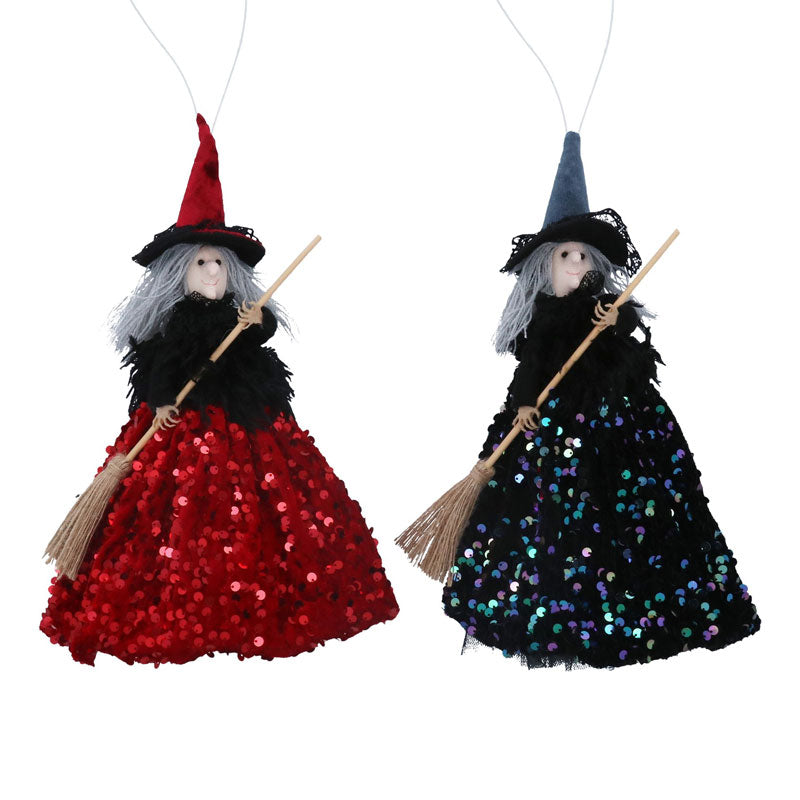Gisela Graham Sequin Witch (Assorted Designs) image 0