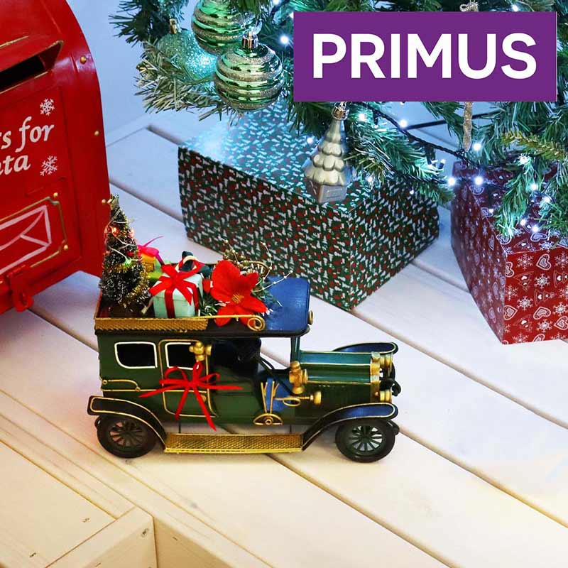 Primus LED Vintage Christmas Car image 0