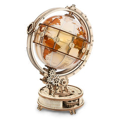 Robotime Luminous Globe 3D Wooden Puzzle image 0