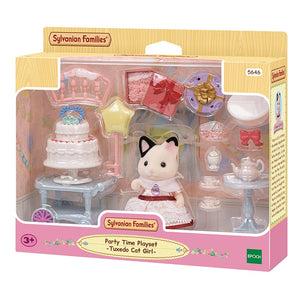 Sylvanian Families Party Time Playset - Tuxedo Cat Girl image 3