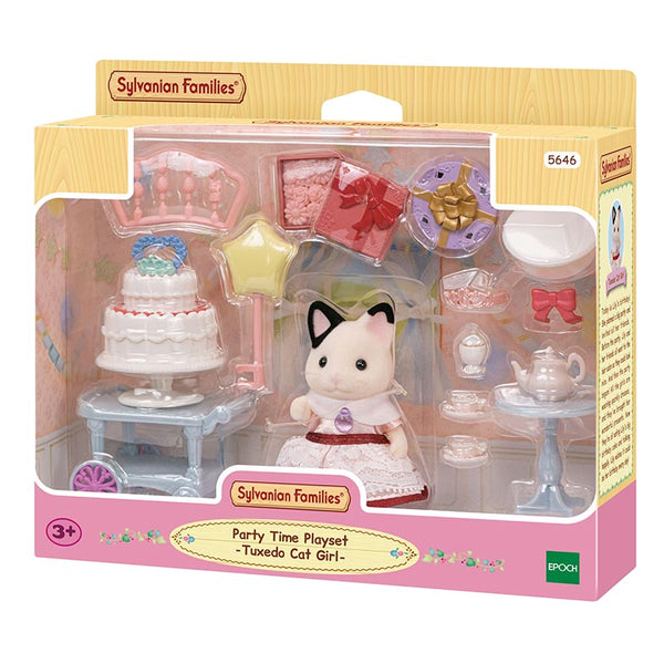 Sylvanian Families Party Time Playset - Tuxedo Cat Girl image 3