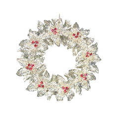 Gisela Graham Clear Holly Wreath image 0