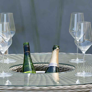 Bramblecrest Monte Carlo Garden Bar Set with Round Table & 4 Bar Chairs image 4