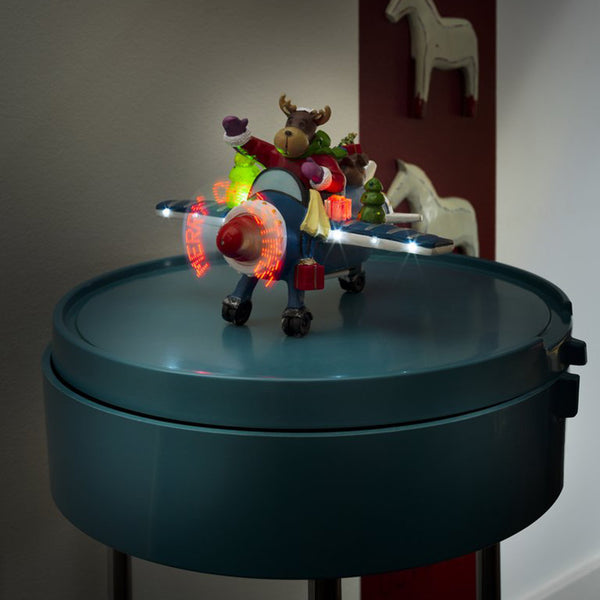 Konstsmide Fibre Optic Plane - Reindeer image 0