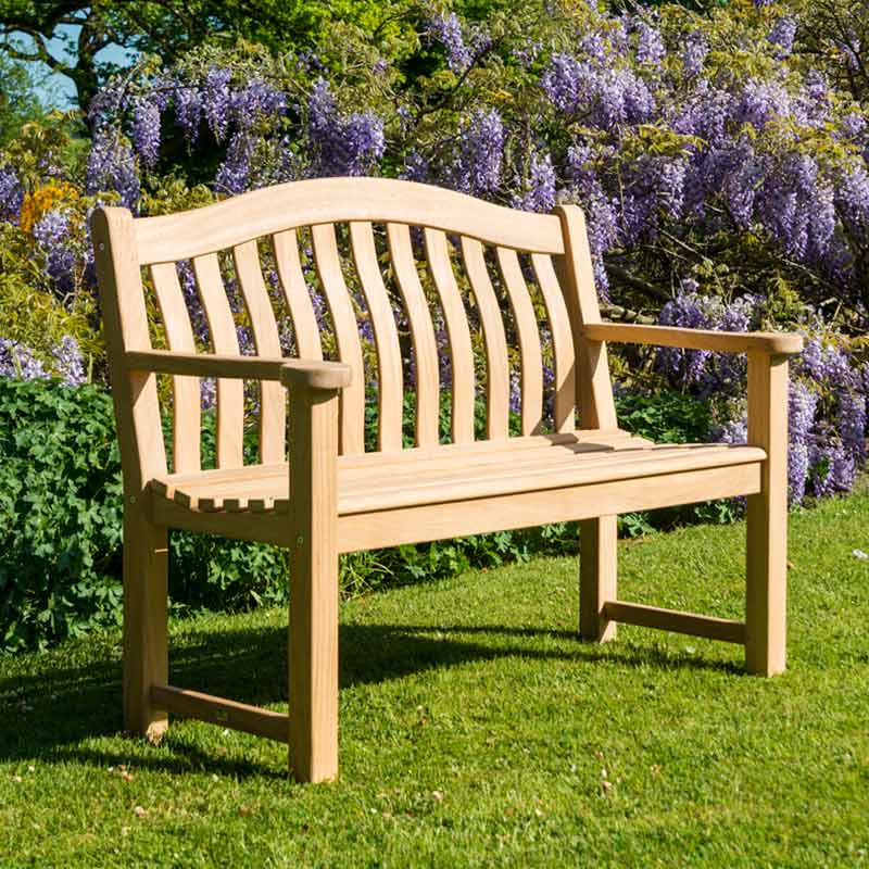 Alexander Rose Roble Turnberry Garden Bench - 4ft image 0
