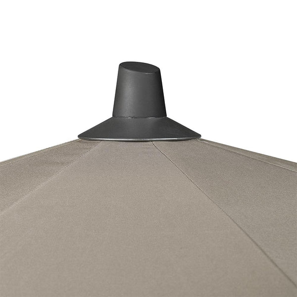 Platinum Riva 2.5m Round Crank & Tilt Parasol – Taupe image 5