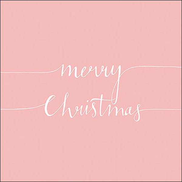 Ambiente Paper Napkins - Rose Christmas Note (Pack of 20) image 0