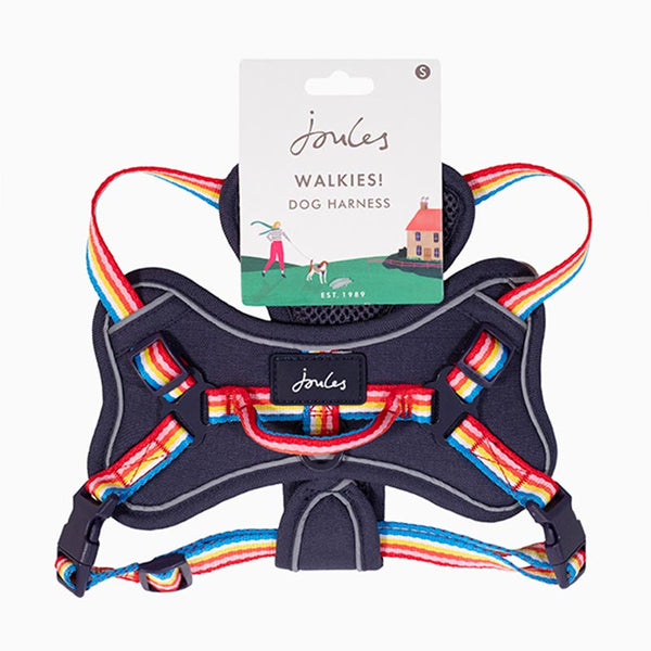 Joules Rainbow Dog Harness - Small image