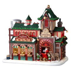 Lemax Santa's Reindeer Stables image 0