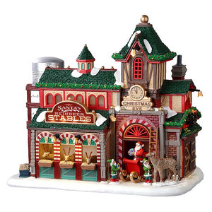 Lemax Santa's Reindeer Stables image 0