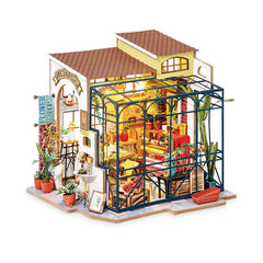 Robotime Emily's Flower Shop DIY Miniature House image 0