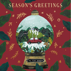 Woodmansterne Snow Globe Christmas Card image 0