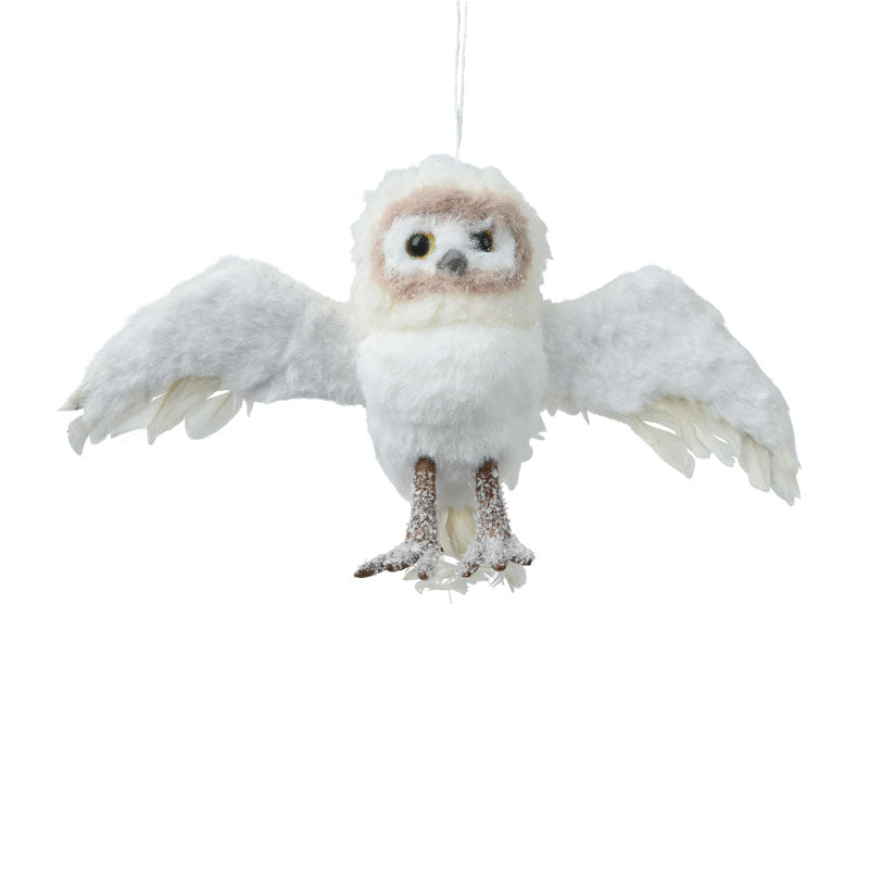 Decoris Flying Cream Owl image 0