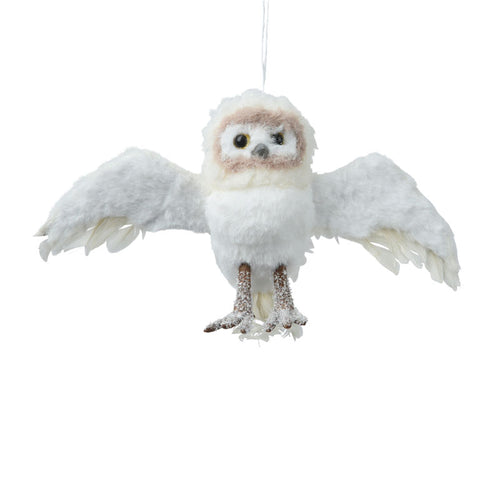 Decoris Flying Cream Owl image 0