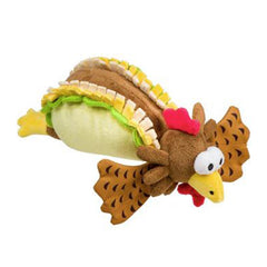House of Paws Chicken Wrap Plush Dog Toy image 0