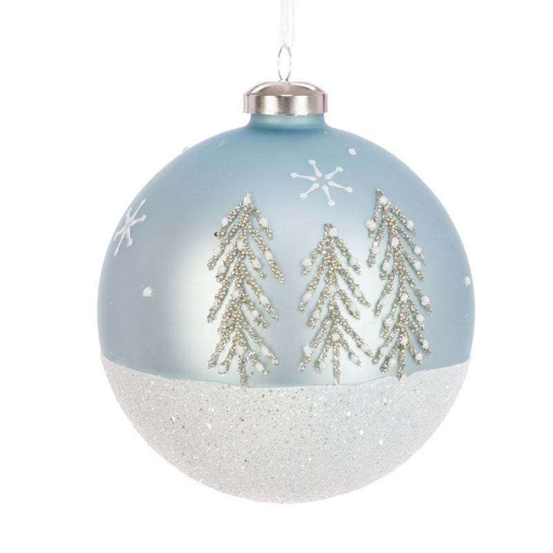 Floralsilk Glass Elaine Bauble image 0