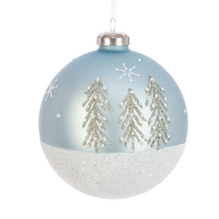 Floralsilk Glass Elaine Bauble image 0