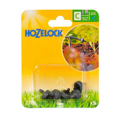 Hozelock 4 LPH End of Line Pressure Compensating Drippers (Pack of 5) image 0