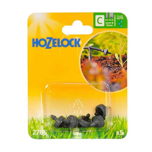 Hozelock 4 LPH End of Line Pressure Compensating Drippers (Pack of 5) image 0