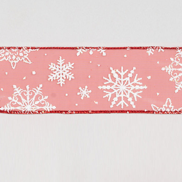 Swift Christmas Ribbon Garland - Red / White Snowflake image
