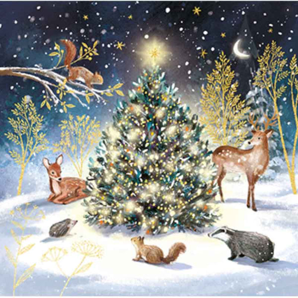 Ling Design Small Premium Cards - Woodland Tree (Pack of 10) image 0