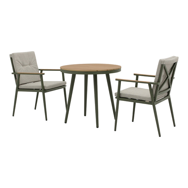 Bramblecrest RHS Wisley Round Bistro Set - Sage image 6