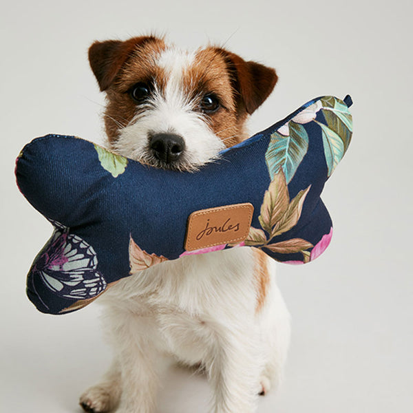 Joules Botanical Floral Comfort Bone Dog Toy image 1