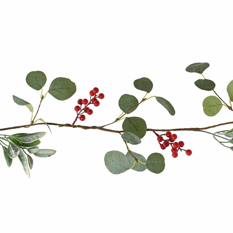 Everlands Eucalyptus &amp; Red Berry Garland image 0