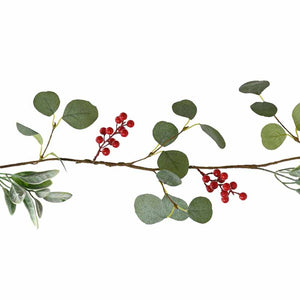 Everlands Eucalyptus &amp; Red Berry Garland image 0