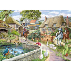 House of Puzzles Bridle Path 1000 Piece Jigsaw Puzzle image 0