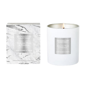Stoneglow Luna English Pear & Freesia Fragranced Candle image 0