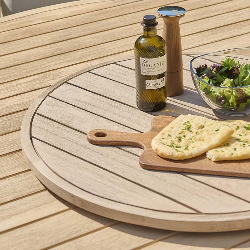 Kettler Cora Rope 8 Seat Round Dining Set with Lazy Susan image 0
