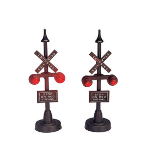 Lemax Railway Stop Light (Set of 2) image 0