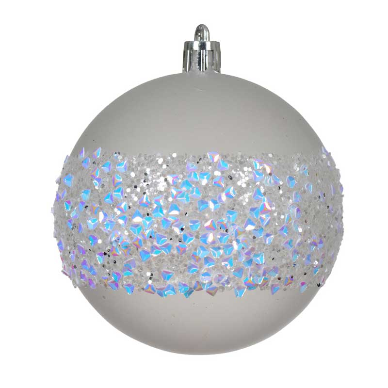 Decoris Transparent Matt Shatterproof Bauble image 0